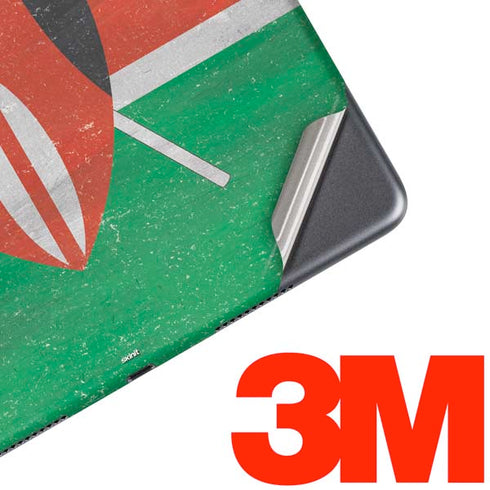 Kenya Flag Distressed iPad Skins